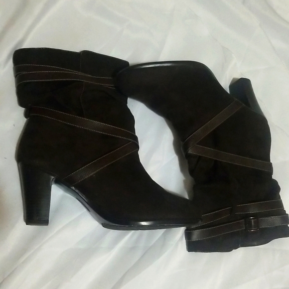 Brown Miranda Boots,Women's 12W - Picture 2 of 4
